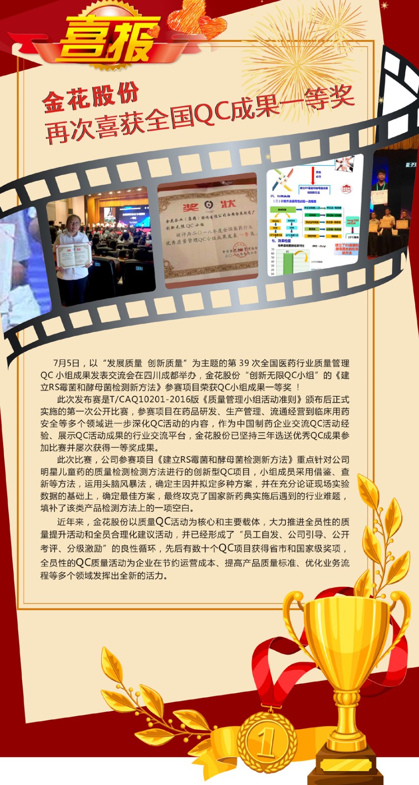 壹定发股份再次喜获全国QC成果一等奖