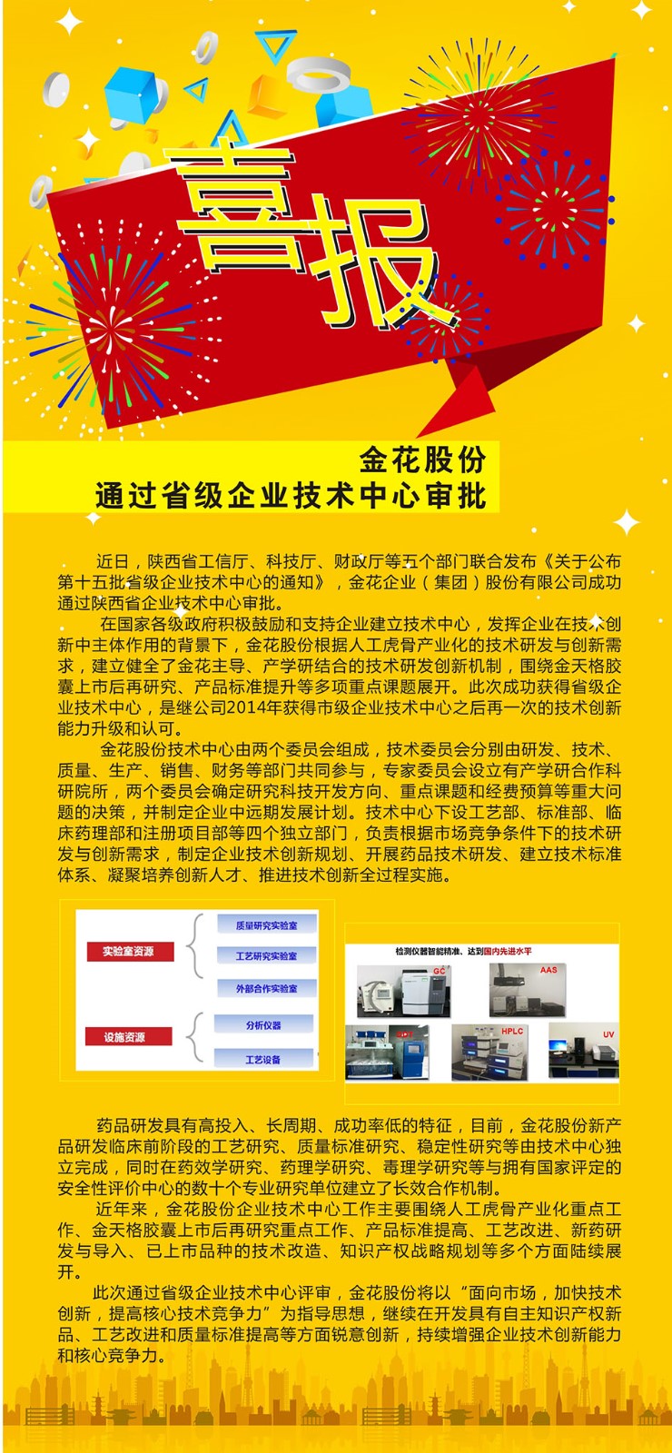 壹定发喜报——壹定发股份通过省级技术中心审批