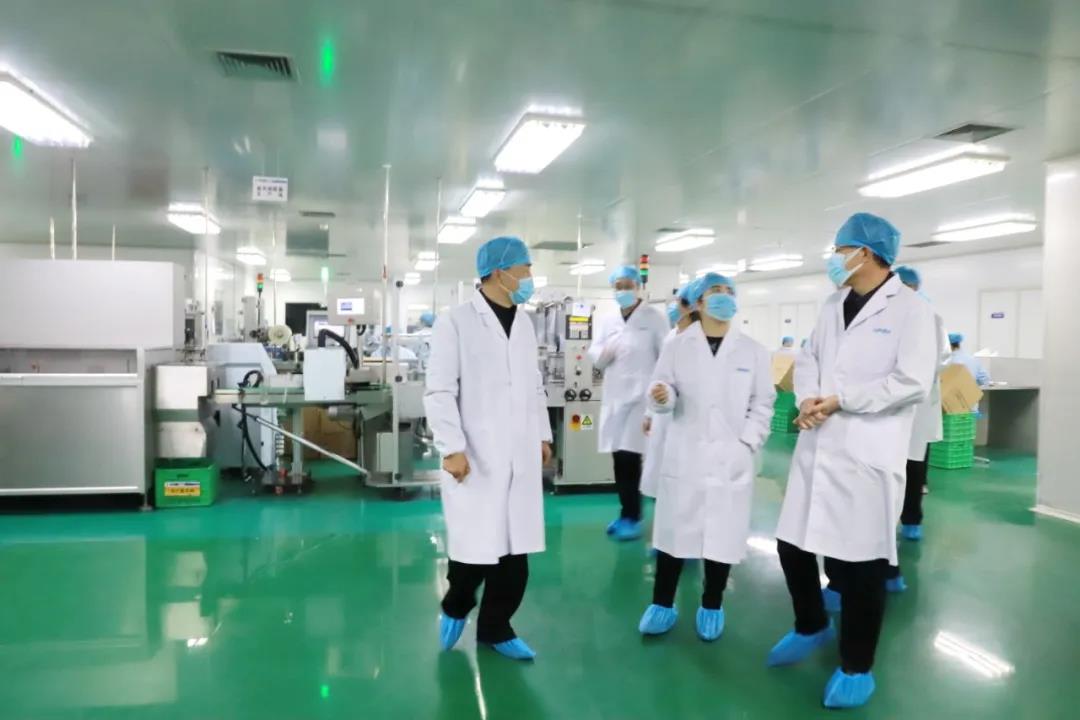 省委统战部副部长沈涛一行莅临壹定发股份考察调研