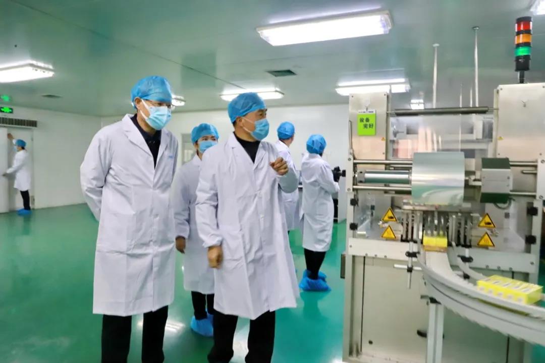 省委统战部副部长沈涛一行莅临壹定发股份考察调研