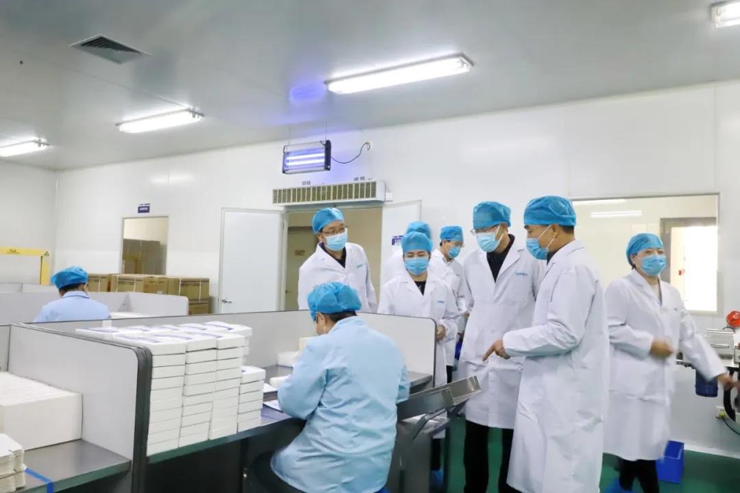 省委统战部副部长沈涛一行莅临壹定发股份考察调研