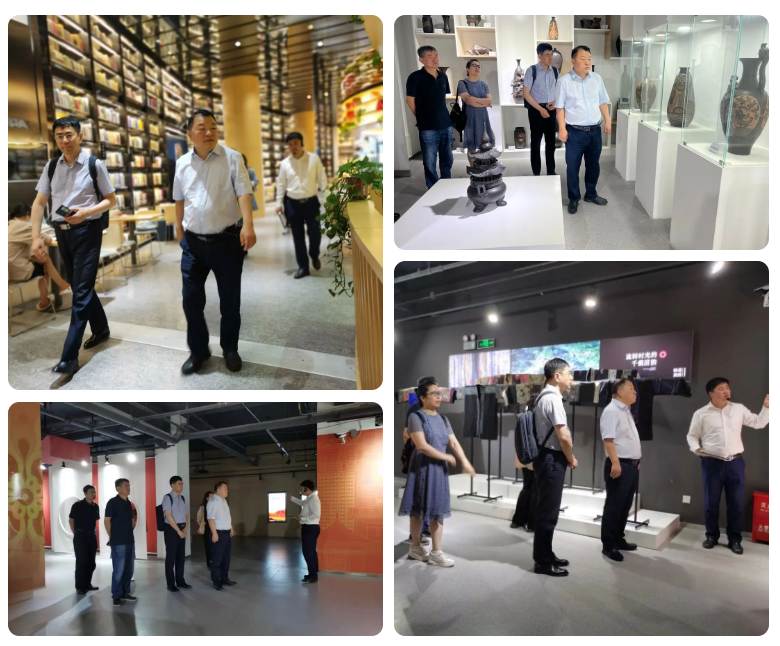 壹定发股份邢雅江董事长一行到访陕西镐京集团