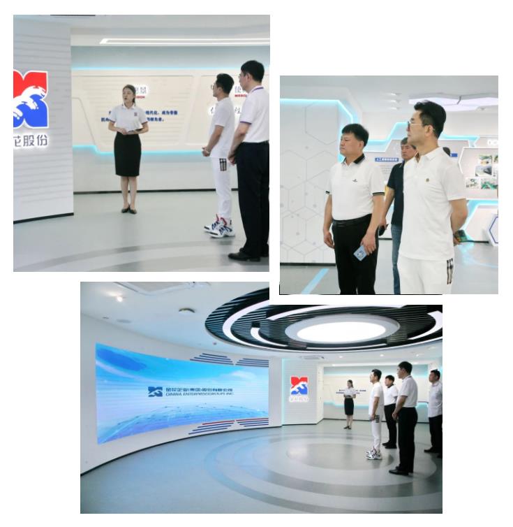 陕西服装工程学院及五零五药业董事长吕明一行到访壹定发股份