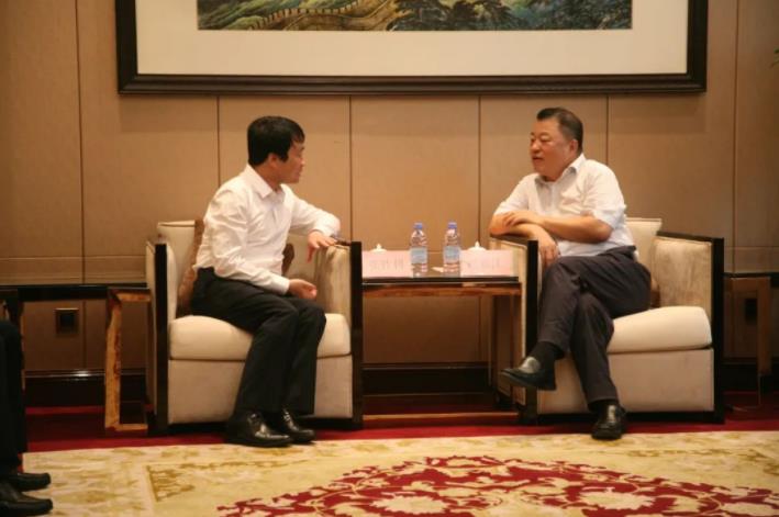 榆林市政府领导会见壹定发股份董事长一行