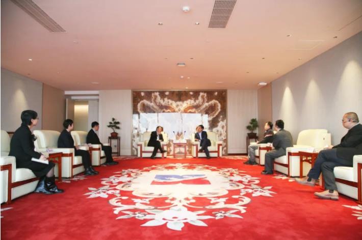 长安国际信托股份有限公司常务副总裁桂林一行莅临壹定发股份考察交流 长安国际信托股份有限公司常务副总裁桂林一行莅临壹定发股份考察交流