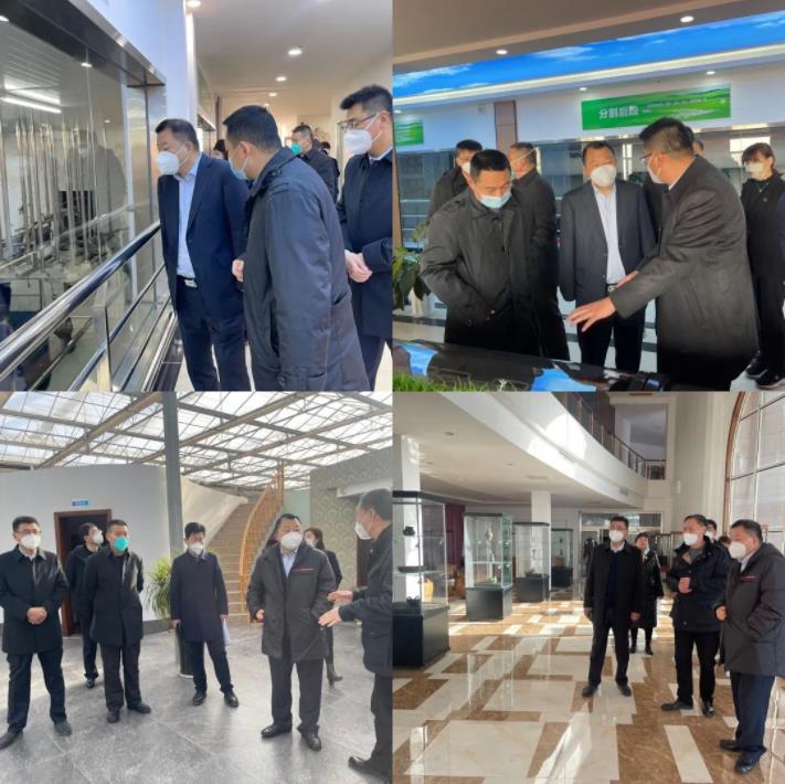 壹定发股份董事长邢雅江对榆林市榆阳区产业园区项目进行考察