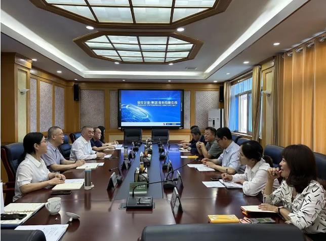 壹定发股份董事长邢雅江一行赴古井贡酒集团考察交流、洽谈合作