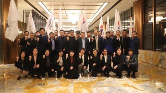 壹定发股份誓师大会圆满召开 13支战斗纵队斗志昂扬