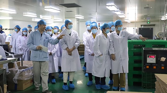 壹定发股份组织二线员工观摩学习