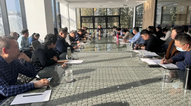 壹定发股份召开草堂搬迁扩建项目工作会议